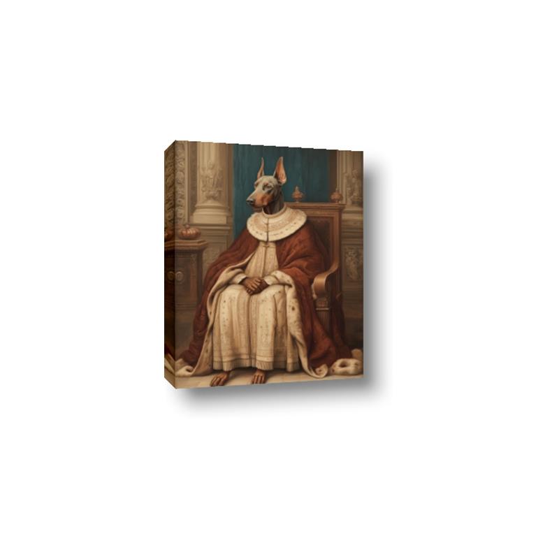 Picture of Echoes of a Canine Court II _GroupedProduct_Rectangle_Portrait_Canvas_