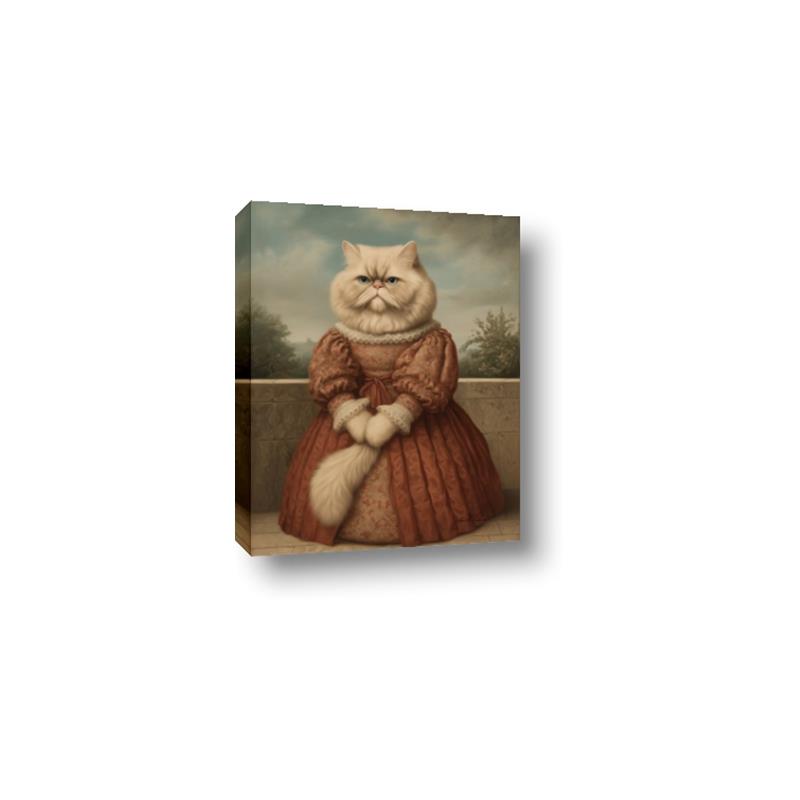 Picture of Echoes of a Canine Court III _GroupedProduct_Rectangle_Portrait_Canvas_