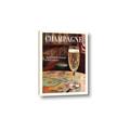 Picture of A Glass of Champagne _GroupedProduct_Rectangle_Portrait_Canvas_