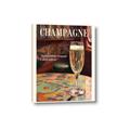 Picture of A Glass of Champagne _GroupedProduct_Rectangle_Portrait_Canvas_