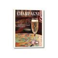 Picture of A Glass of Champagne _GroupedProduct_Rectangle_Portrait_Canvas_