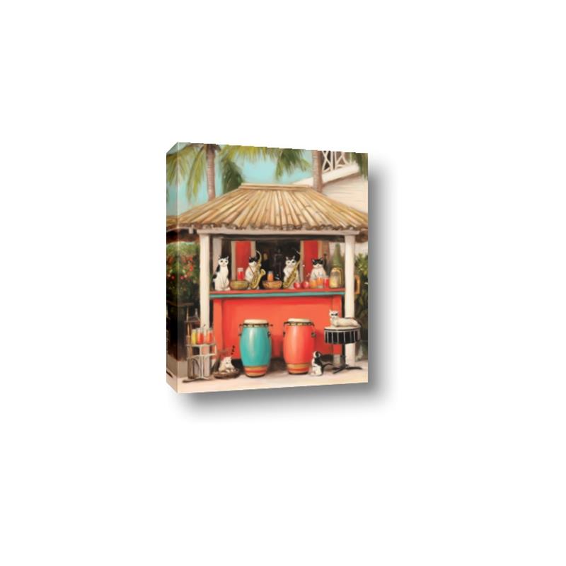 Picture of Cats and Coconuts _GroupedProduct_Rectangle_Portrait_Canvas_