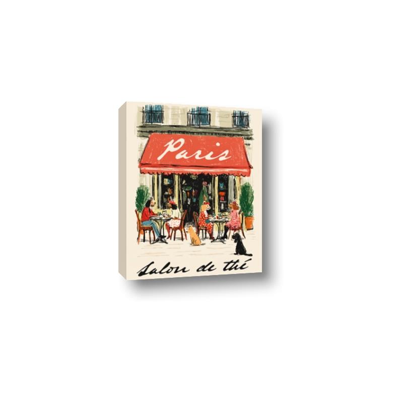 Picture of Salon de Thé _GroupedProduct_Rectangle_Portrait_Canvas_