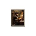 Picture of Grizzly with a Vision _GroupedProduct_Rectangle_Portrait_Canvas_Framed_