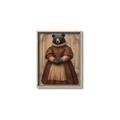 Picture of The Renaissance Black Bear _GroupedProduct_Rectangle_Portrait_Canvas_Framed_