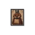 Picture of The Renaissance Black Bear _GroupedProduct_Rectangle_Portrait_Canvas_Framed_