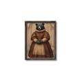 Picture of The Renaissance Black Bear _GroupedProduct_Rectangle_Portrait_Canvas_Framed_