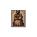 Picture of The Renaissance Black Bear _GroupedProduct_Rectangle_Portrait_Canvas_Framed_