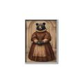 Picture of The Renaissance Black Bear _GroupedProduct_Rectangle_Portrait_Canvas_Framed_