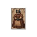 Picture of The Renaissance Black Bear _GroupedProduct_Rectangle_Portrait_Canvas_Framed_