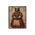 Picture of The Renaissance Black Bear _GroupedProduct_Rectangle_Portrait_Canvas_Framed_