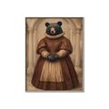 Picture of The Renaissance Black Bear _GroupedProduct_Rectangle_Portrait_Canvas_Framed_
