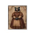 Picture of The Renaissance Black Bear _GroupedProduct_Rectangle_Portrait_Canvas_Framed_