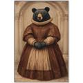 Picture of The Renaissance Black Bear _GroupedProduct_Rectangle_Portrait_Canvas_Framed_
