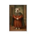 Picture of Echoes of a Canine Court I _GroupedProduct_Rectangle_Portrait_Canvas_Framed_