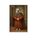 Picture of Echoes of a Canine Court I _GroupedProduct_Rectangle_Portrait_Canvas_Framed_