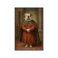 Picture of Echoes of a Canine Court I _GroupedProduct_Rectangle_Portrait_Canvas_Framed_