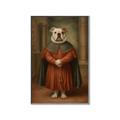 Picture of Echoes of a Canine Court I _GroupedProduct_Rectangle_Portrait_Canvas_Framed_