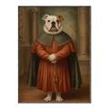 Picture of Echoes of a Canine Court I _GroupedProduct_Rectangle_Portrait_Canvas_Framed_