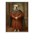Picture of Echoes of a Canine Court I _GroupedProduct_Rectangle_Portrait_Canvas_Framed_