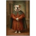 Picture of Echoes of a Canine Court I _GroupedProduct_Rectangle_Portrait_Canvas_Framed_