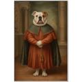 Picture of Echoes of a Canine Court I _GroupedProduct_Rectangle_Portrait_Canvas_Framed_
