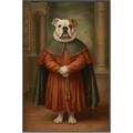 Picture of Echoes of a Canine Court I _GroupedProduct_Rectangle_Portrait_Canvas_Framed_
