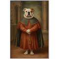 Picture of Echoes of a Canine Court I _GroupedProduct_Rectangle_Portrait_Canvas_Framed_