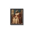 Picture of Echoes of a Canine Court II _GroupedProduct_Rectangle_Portrait_Canvas_Framed_