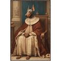 Picture of Echoes of a Canine Court II _GroupedProduct_Rectangle_Portrait_Canvas_Framed_