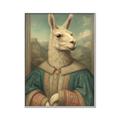 Picture of The Renaissance Llama _GroupedProduct_Rectangle_Portrait_Canvas_Framed_