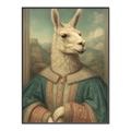 Picture of The Renaissance Llama _GroupedProduct_Rectangle_Portrait_Canvas_Framed_