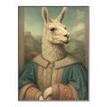 Picture of The Renaissance Llama _GroupedProduct_Rectangle_Portrait_Canvas_Framed_