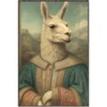 Picture of The Renaissance Llama _GroupedProduct_Rectangle_Portrait_Canvas_Framed_