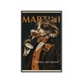 Picture of Nine Lives, One Martini _GroupedProduct_Rectangle_Portrait_Canvas_Framed_
