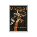 Picture of Nine Lives, One Martini _GroupedProduct_Rectangle_Portrait_Canvas_Framed_