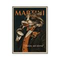 Picture of Nine Lives, One Martini _GroupedProduct_Rectangle_Portrait_Canvas_Framed_