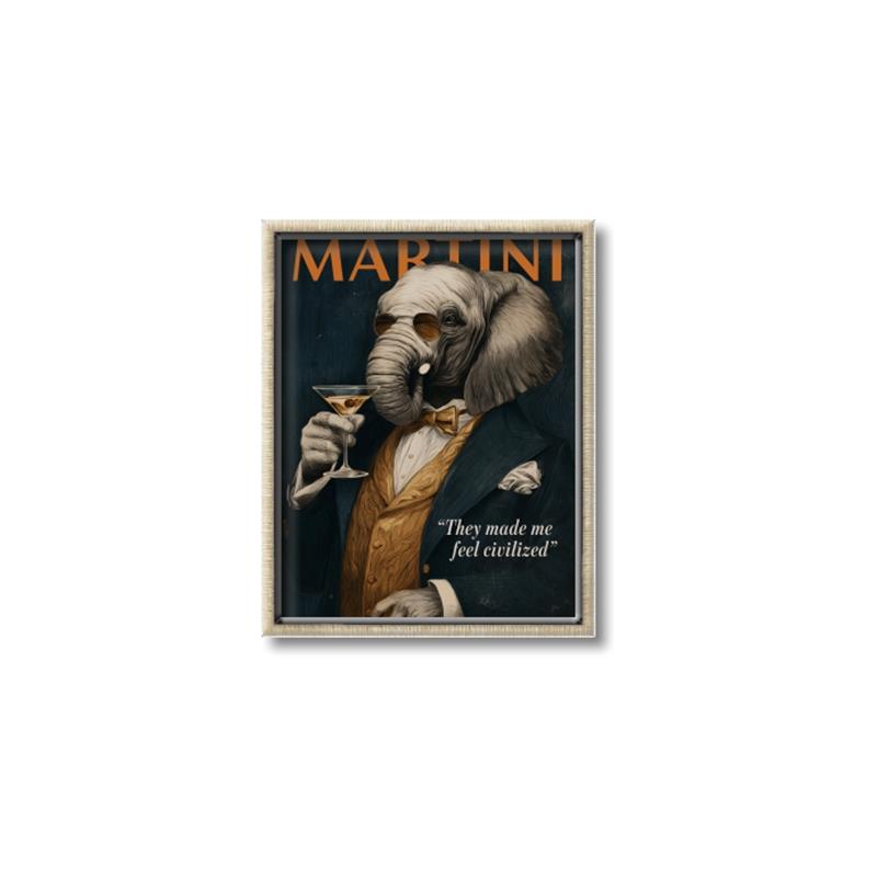 Picture of Beasts and Booze _GroupedProduct_Rectangle_Portrait_Canvas_Framed_