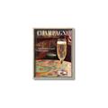 Picture of A Glass of Champagne _GroupedProduct_Rectangle_Portrait_Canvas_Framed_