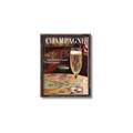 Picture of A Glass of Champagne _GroupedProduct_Rectangle_Portrait_Canvas_Framed_