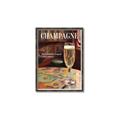Picture of A Glass of Champagne _GroupedProduct_Rectangle_Portrait_Canvas_Framed_