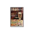 Picture of A Glass of Champagne _GroupedProduct_Rectangle_Portrait_Canvas_Framed_