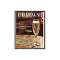 Picture of A Glass of Champagne _GroupedProduct_Rectangle_Portrait_Canvas_Framed_