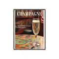 Picture of A Glass of Champagne _GroupedProduct_Rectangle_Portrait_Canvas_Framed_