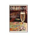 Picture of A Glass of Champagne _GroupedProduct_Rectangle_Portrait_Canvas_Framed_