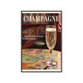 Picture of A Glass of Champagne _GroupedProduct_Rectangle_Portrait_Canvas_Framed_