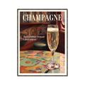 Picture of A Glass of Champagne _GroupedProduct_Rectangle_Portrait_Canvas_Framed_