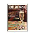 Picture of A Glass of Champagne _GroupedProduct_Rectangle_Portrait_Canvas_Framed_