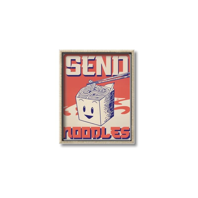 Picture of Send Noodles _GroupedProduct_Rectangle_Portrait_Canvas_Framed_