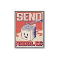 Picture of Send Noodles _GroupedProduct_Rectangle_Portrait_Canvas_Framed_